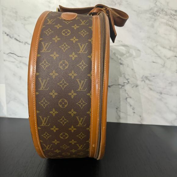 Louis Vuitton French Co. Hat Box bag Vintage Boite Chapeau monogram LV trunk - Picture 8 of 16